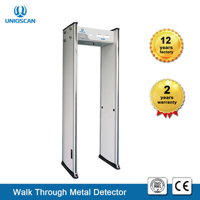 Fireproof Material Archway Metal Detector 6 Zones 5 Digital Counter 100 Sensitivity Level